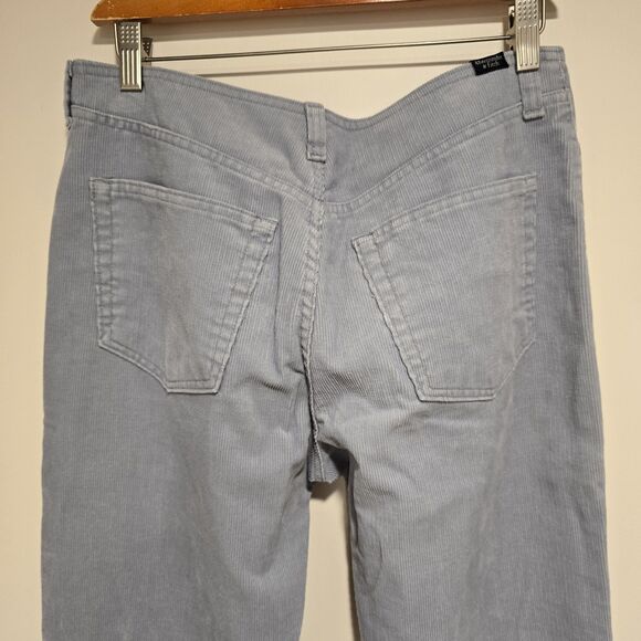True Vintage Abercrombie & Fitch Corduroy Flare Pants Light Blue Low Rise 8 USA - Picture 5 of 14